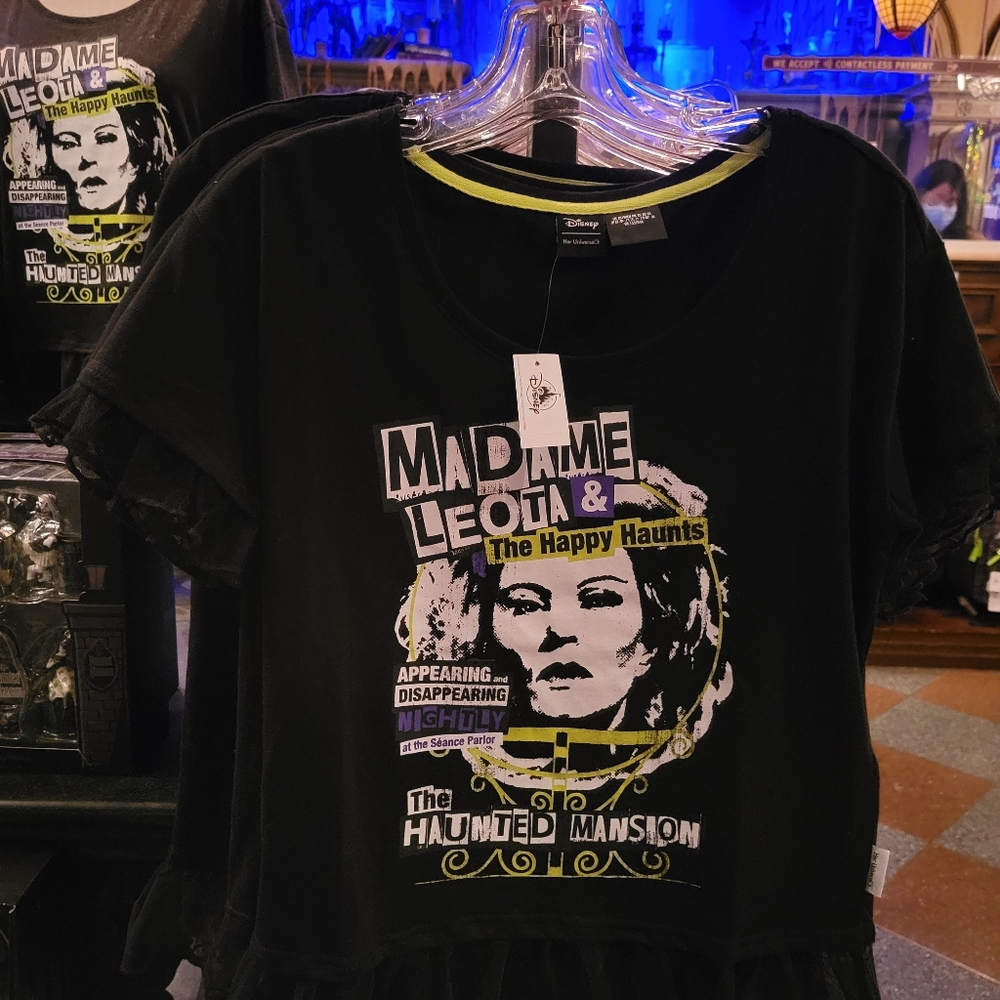 DisneyParks Madame Leota Shirt Haunted Mansion Size Large NWT